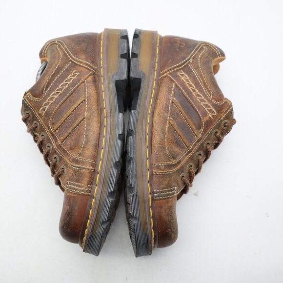 Doc Dr. Martens Keith Y2K Men's 10 Women's 11 Brown Leather Oxford Chunky Shoes - Picture 8 of 10